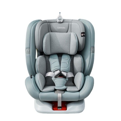 儿童汽车安全座椅宝宝婴儿0-4-12岁通用可旋转式双向安装可坐可躺