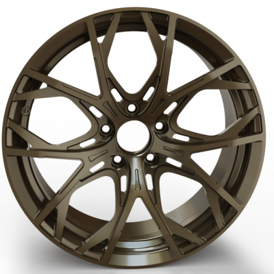 随尔铝合金锻造轮毂，16-18寸哑光古铜色，适用于奔驰、奥迪等车型，复古风，支持个性化定制
